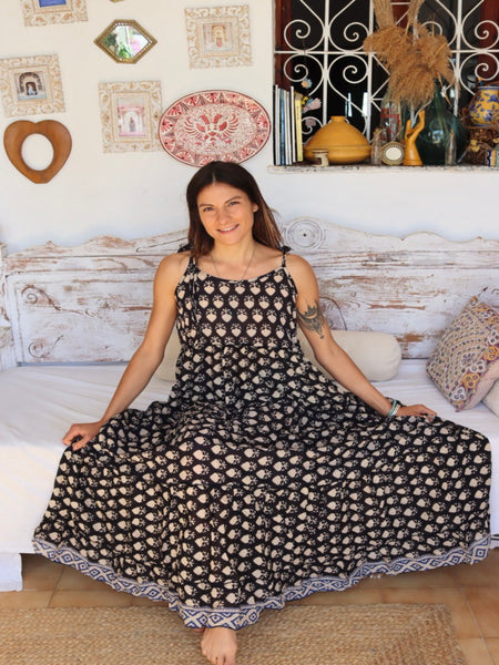 Lulu summer dress black
