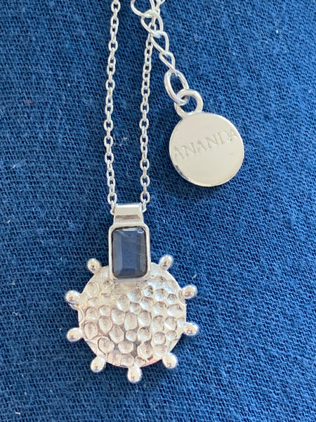 Ionite silver  ,Venus  necklace
