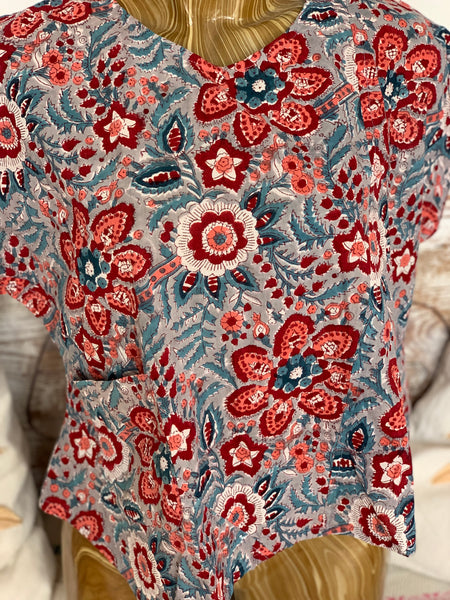 Flower 🌺 power boho blouse