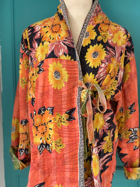 Kantha kimono coat š§„ boho beautiful prints