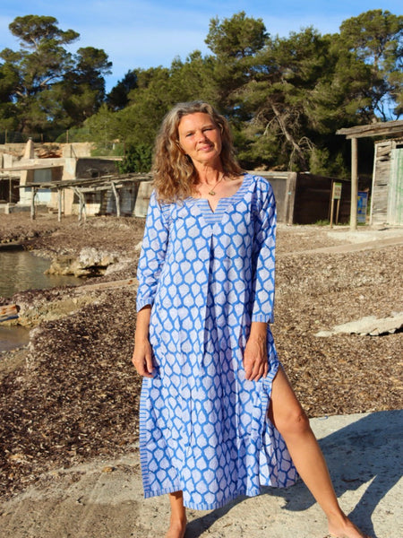 Bali kaftan blue