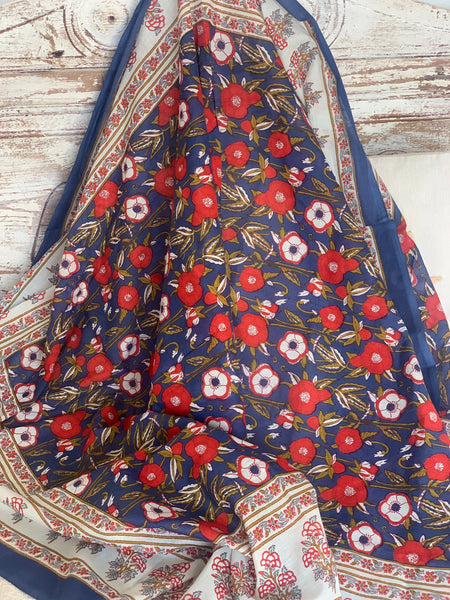 Sarong    or Pareo in block print new collection 24