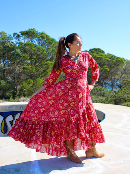 GODDESS DRESS JOY Red