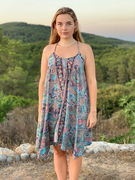 Selena silky Ibiza summer dress