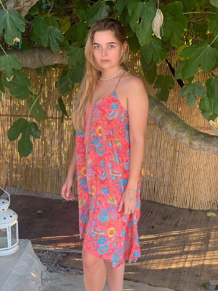 Selena silky Ibiza summer dress