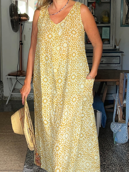 2 Button 2 Pocket Dress – Ibiza  Stars