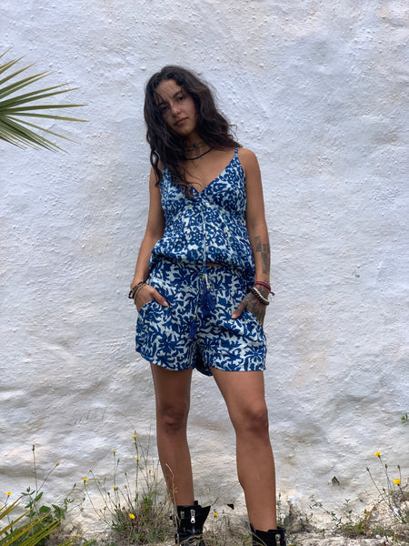 Sexy summer short indigo