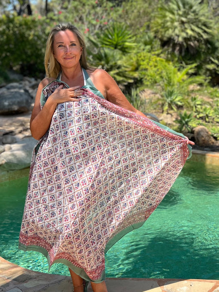 Sarong   , Pareo  , cotton shawl and beach wrap - new collection 2025