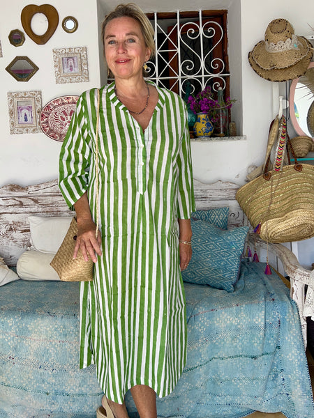 Softest light cotton kurta in trendy stripes