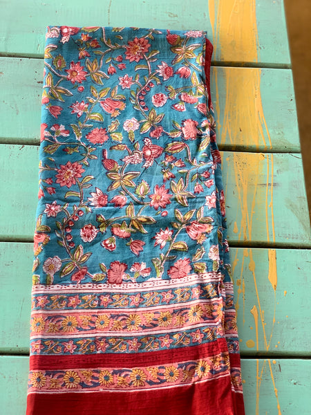 Big size Sarong    or Pareo in block print new collection 24