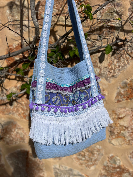 One-of-a-Kind Ibiza Patchwork Bag- be the change you want to see -  AUROBELLE  IBIZA