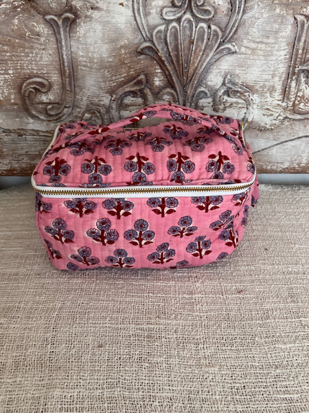 Big size boho Cosmetic Bag square -  AUROBELLE  IBIZA