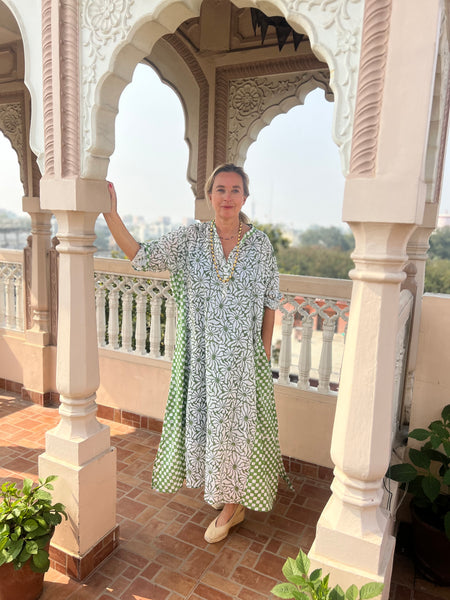 Kaftan dress green