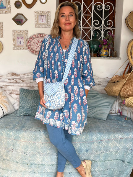 Brigitte cross body Bag blue