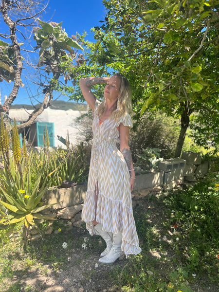 Nafisa dream boho dress sandy beach
