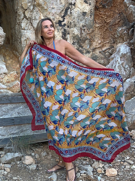 Sarong   , Pareo  , cotton shawl and beach wrap - new collection 2025