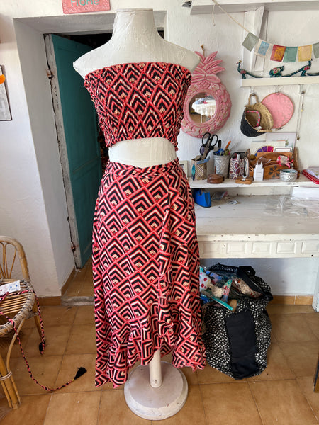 Gypsy skirt red
