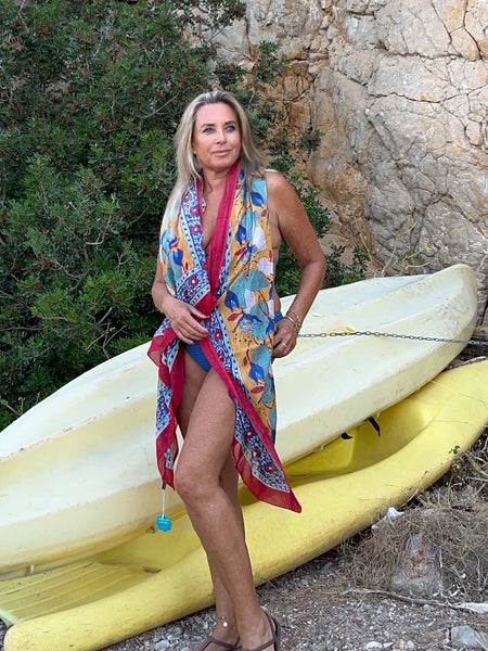 Sarong   , Pareo  , cotton shawl and beach wrap - new collection 2025