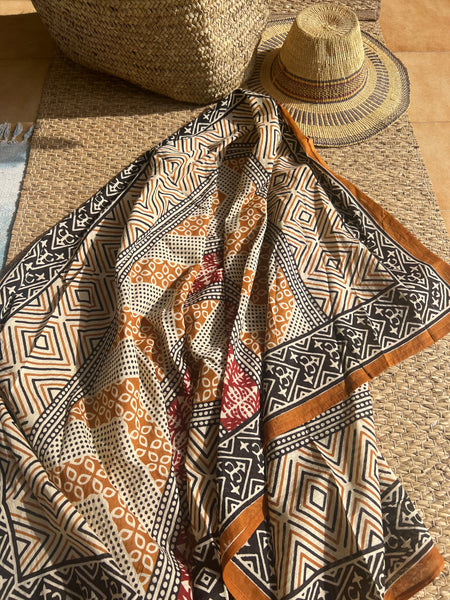 Sarong   , Pareo  , cotton shawl and beach wrap - new collection 2025