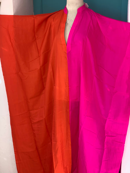 Exclusive luxury 100% organic Silk kaftan - free size