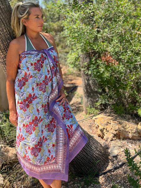 Sarong   , Pareo  , cotton shawl and beach wrap - new collection 2025
