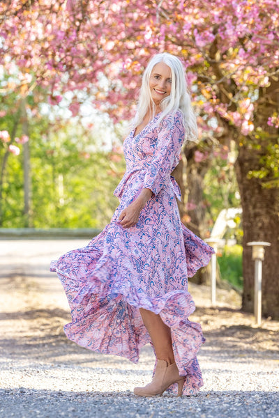 GODDESS DRESS ROSE