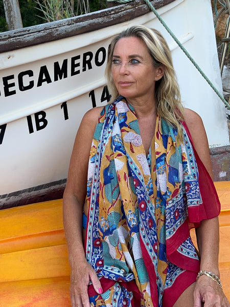 Sarong   , Pareo  , cotton shawl and beach wrap - new collection 2025