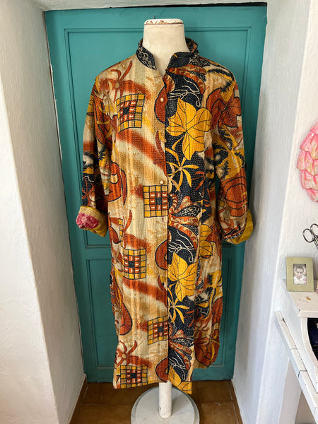 Boho  beautiful Kantha vintage coat