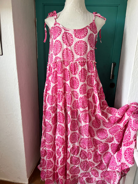 Strap dress pink dream