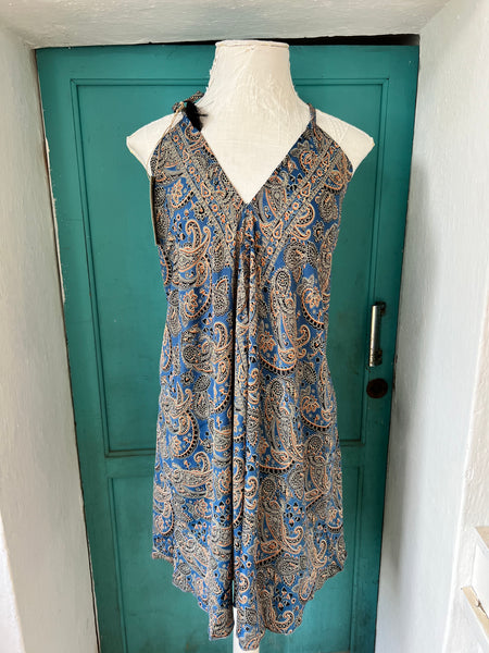 Flamenco dress blue Paisley