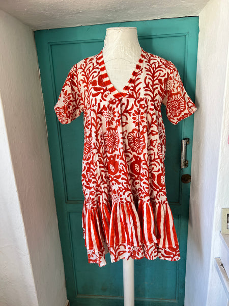 Babydoll orange flower