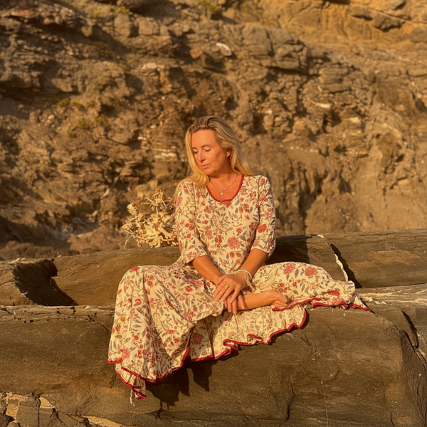 Odeceixe – Hand Block-Print Cotton Sundress
