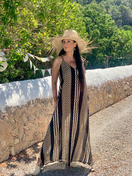 Geometric long  dress