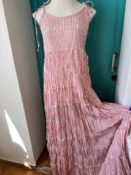 Strap dress  French Provence striped