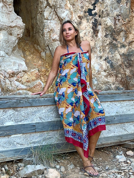 Sarong   , Pareo  , cotton shawl and beach wrap - new collection 2025