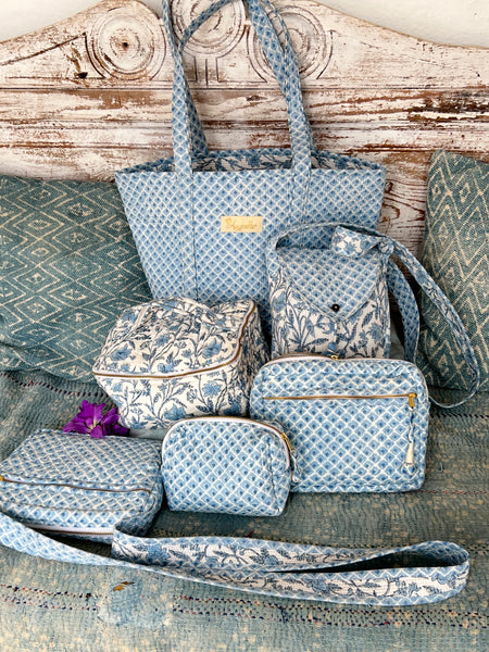 Jane Haveli Cosmetic Bag square/Blue