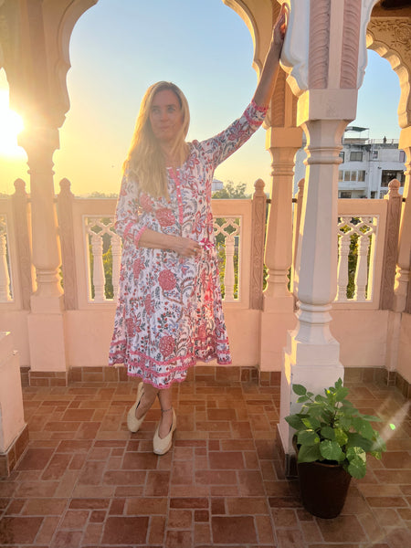 KALI DRESS  white