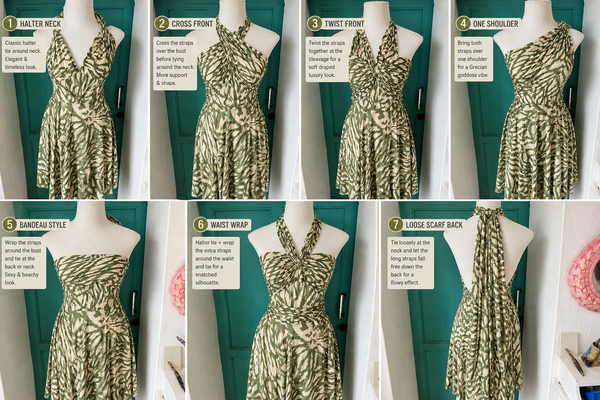 Green sexy dress ketty -  AUROBELLE  IBIZA