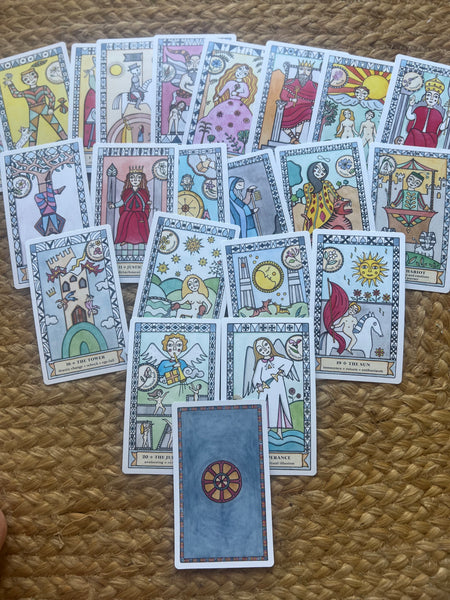Flower Tarots cards – A Bach Remedy for Each Major Arcana from Artist from Ibiza