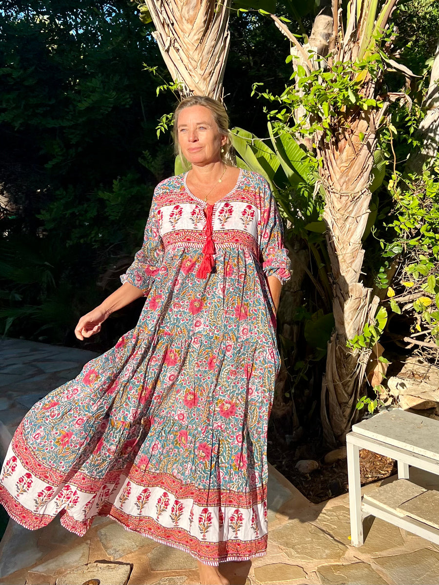 Banjara boho flower power dress – AUROBELLE IBIZA