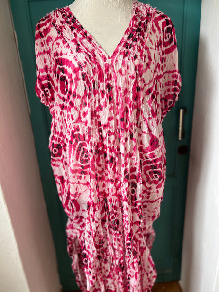 Bodrum kaftan  pink -  AUROBELLE  IBIZA