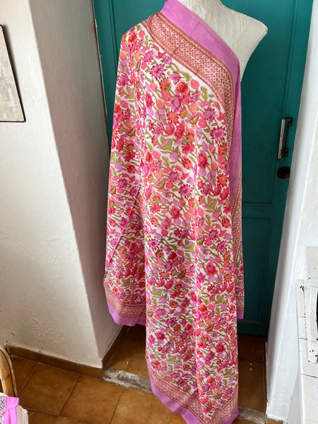 Sarong  , Pareo  , cotton shawl and beach wrap -