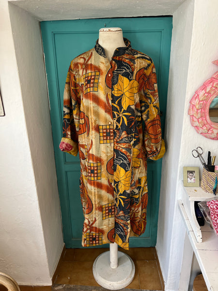 Boho  beautiful Kantha vintage coat