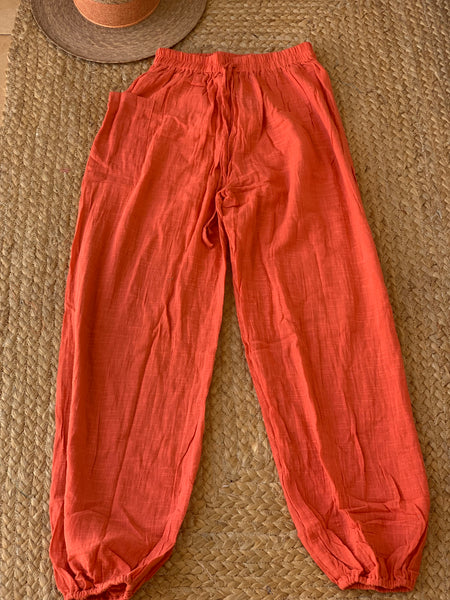 2 pocket Trouser colour strawberry 🍓 red