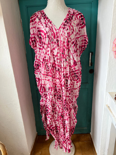 Bodrum kaftan  pink -  AUROBELLE  IBIZA