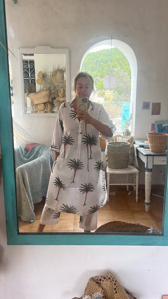 kurta , palm print , set with trouser