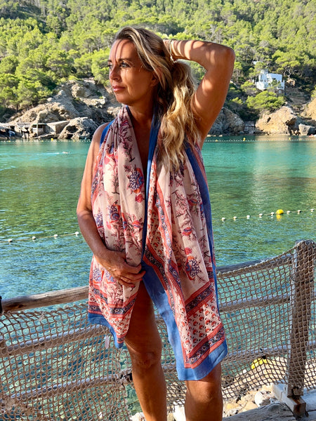 Sarong   , Pareo  , cotton shawl and beach wrap - new collection 2025