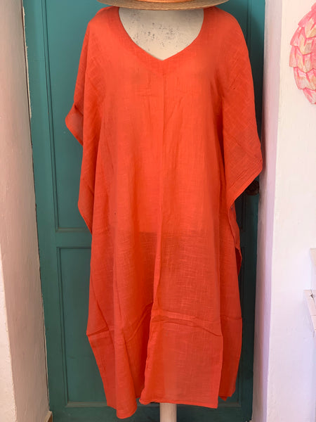 KAFTAN style in strawberry Red