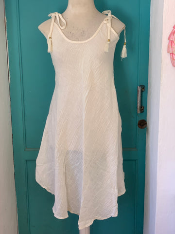 Lilian sexy simple linen dress – AUROBELLE IBIZA