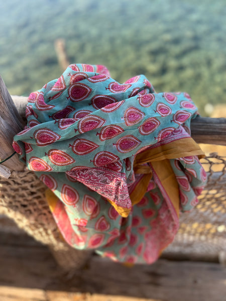 Sarong   , Pareo  , cotton shawl and beach wrap - new collection 2025